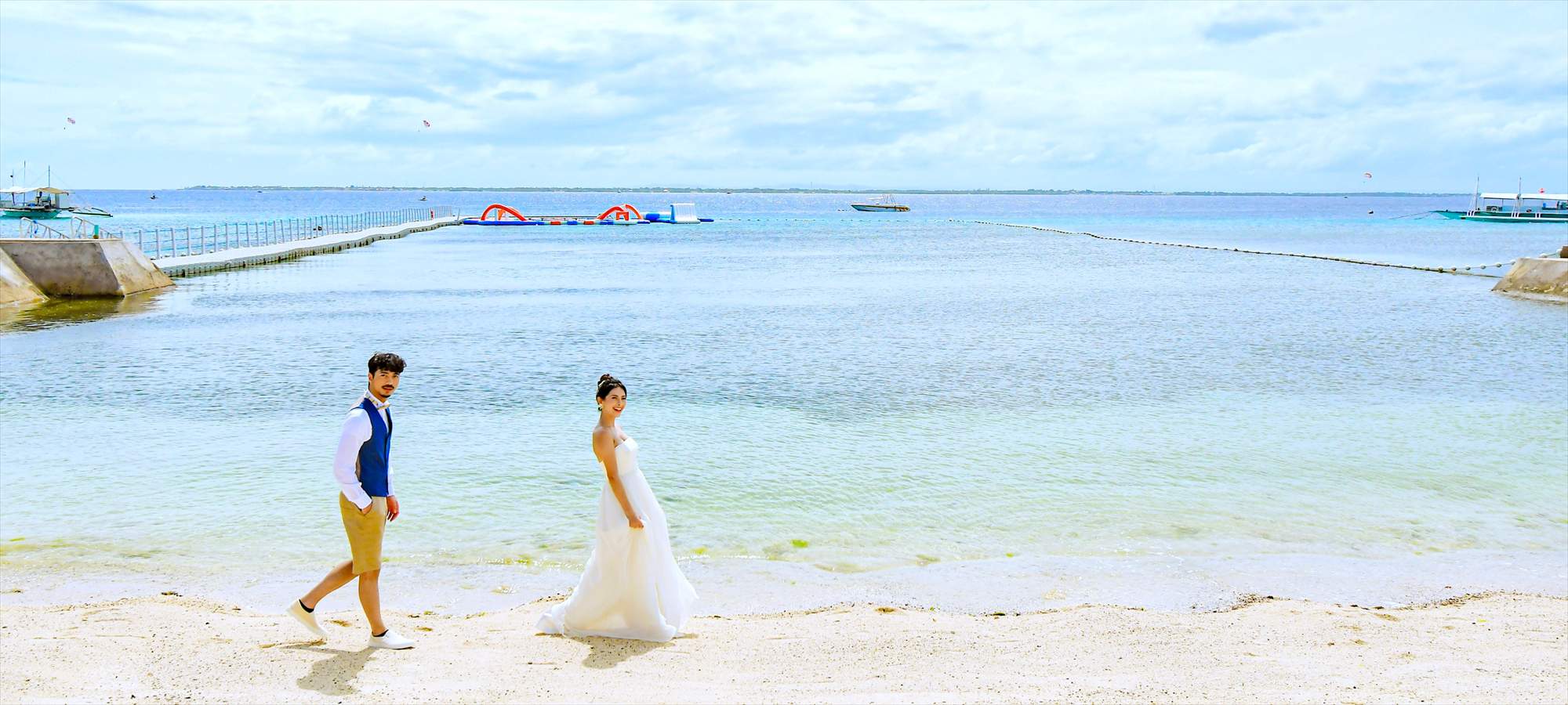ビー・リゾート・マクタン・セブ　セブ島・ビーチ・ウェディング・フォト