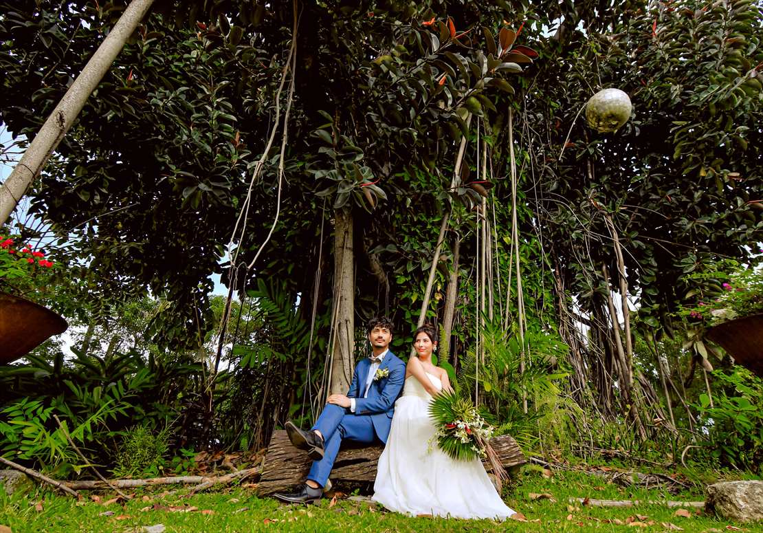 セブ・ホワイト・サンズ・リゾート&スパ
ビッグツリーにて挙式前撮影