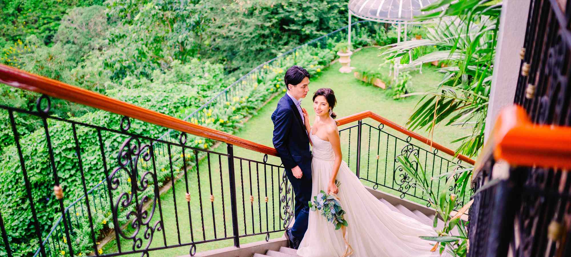 シャトー・デ・ブサイ セブ島・ヒルトップ・ガーデンウェディング・ウェディングフォト