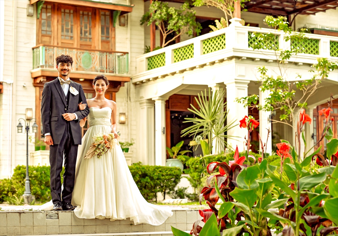 シルカ1900・セブ 
ガーデンにて挙式前撮影