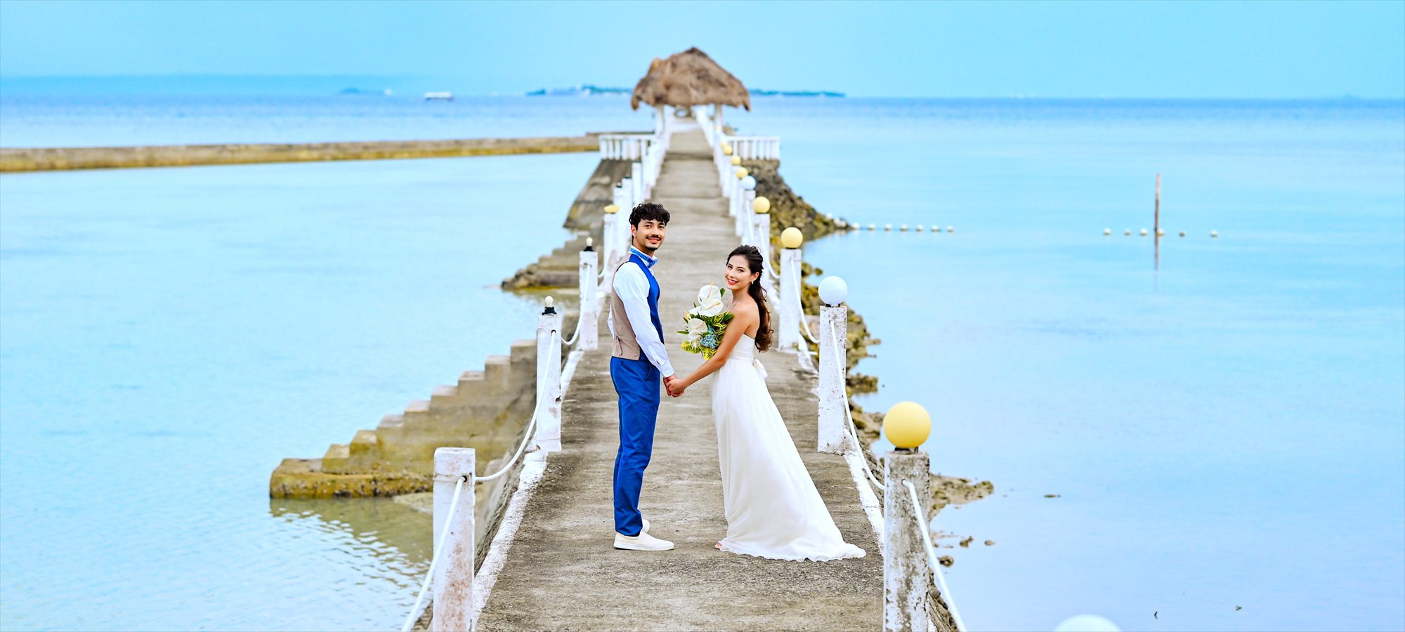 パシフィック・セブ・リゾート セブ島・オーシャンフロント・ボードウォーク・ウェディングフォト