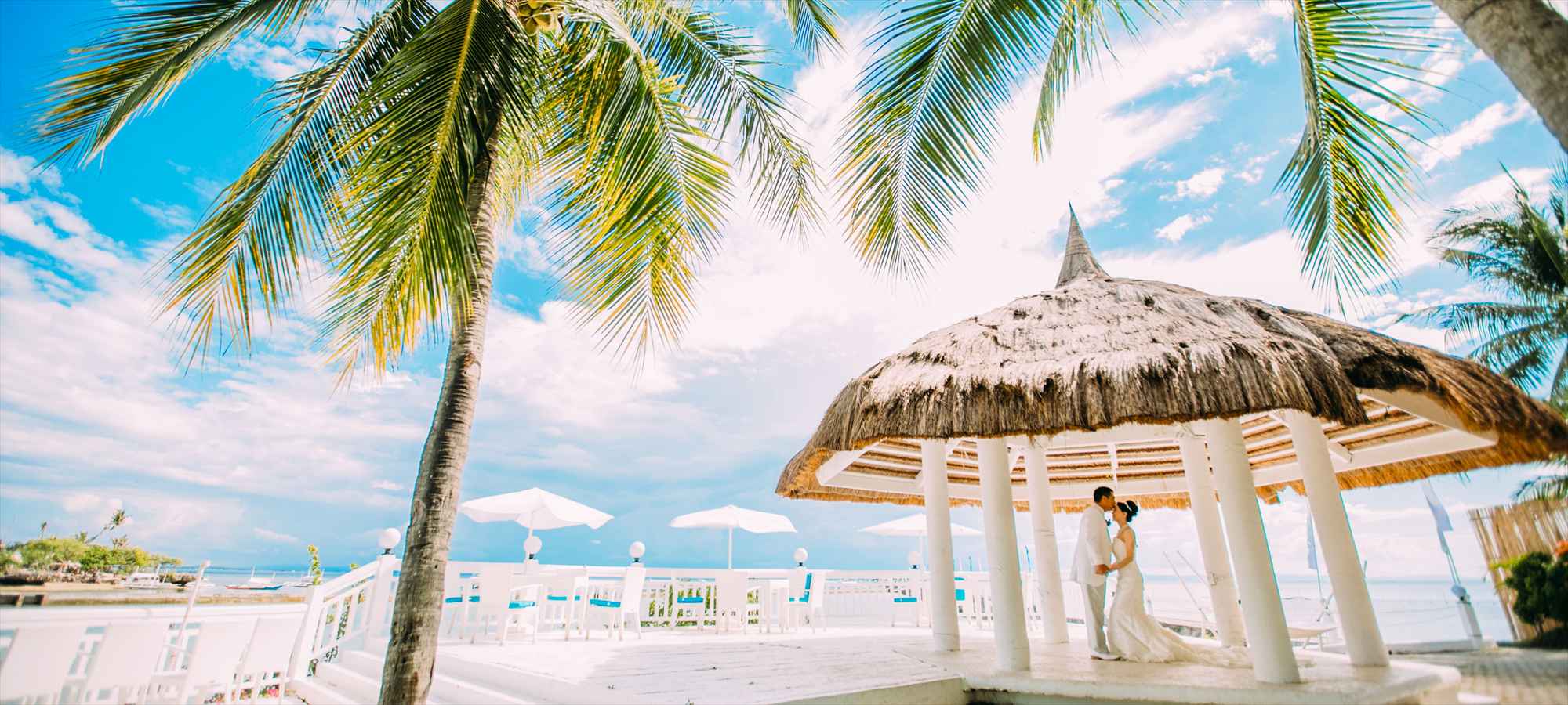 パシフィック・セブ・リゾート セブ島・オーシャンフロントウェディング・ガゼボ・二人挙式・結婚式