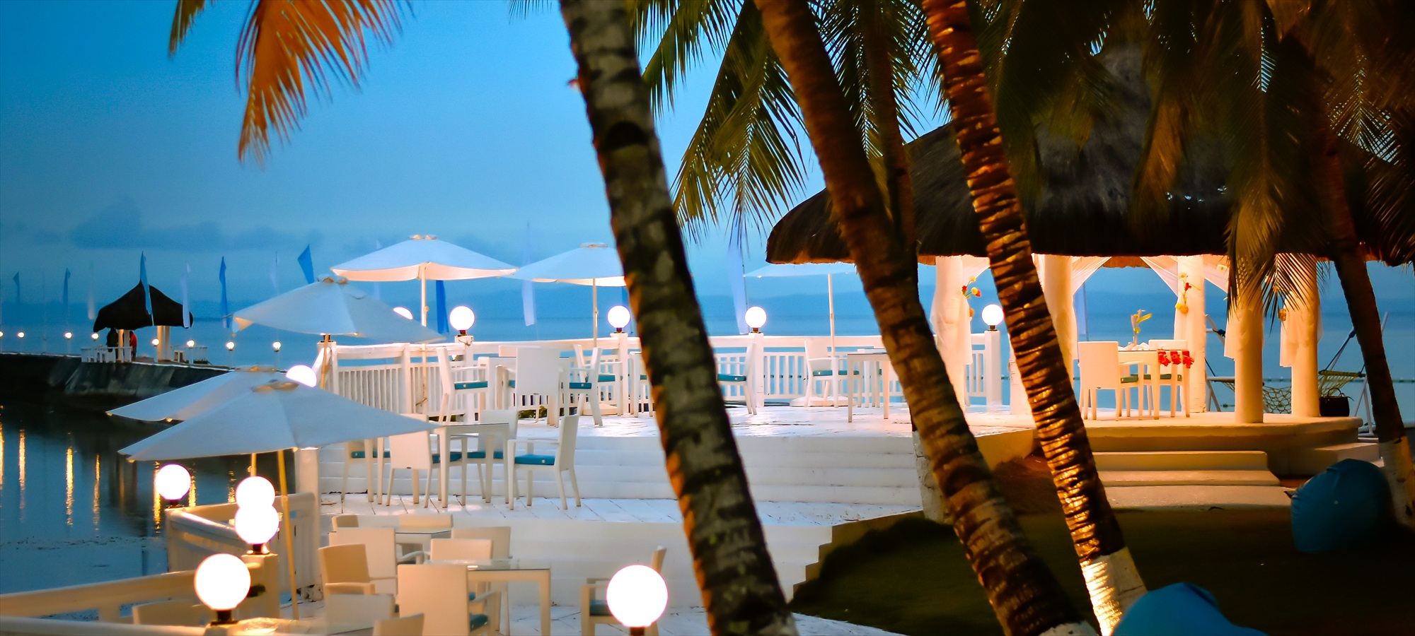 パシフィック・セブ・リゾート セブ島・ガゼボ・ロマンティックディナー・ウェディングレセプション・パーティー