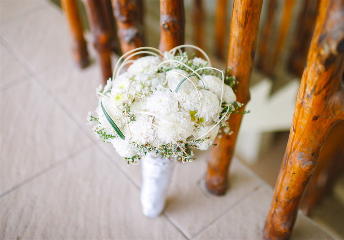 ブルーウォーター・マリバゴ・セブ島結婚式　挙式用生花ブーケ