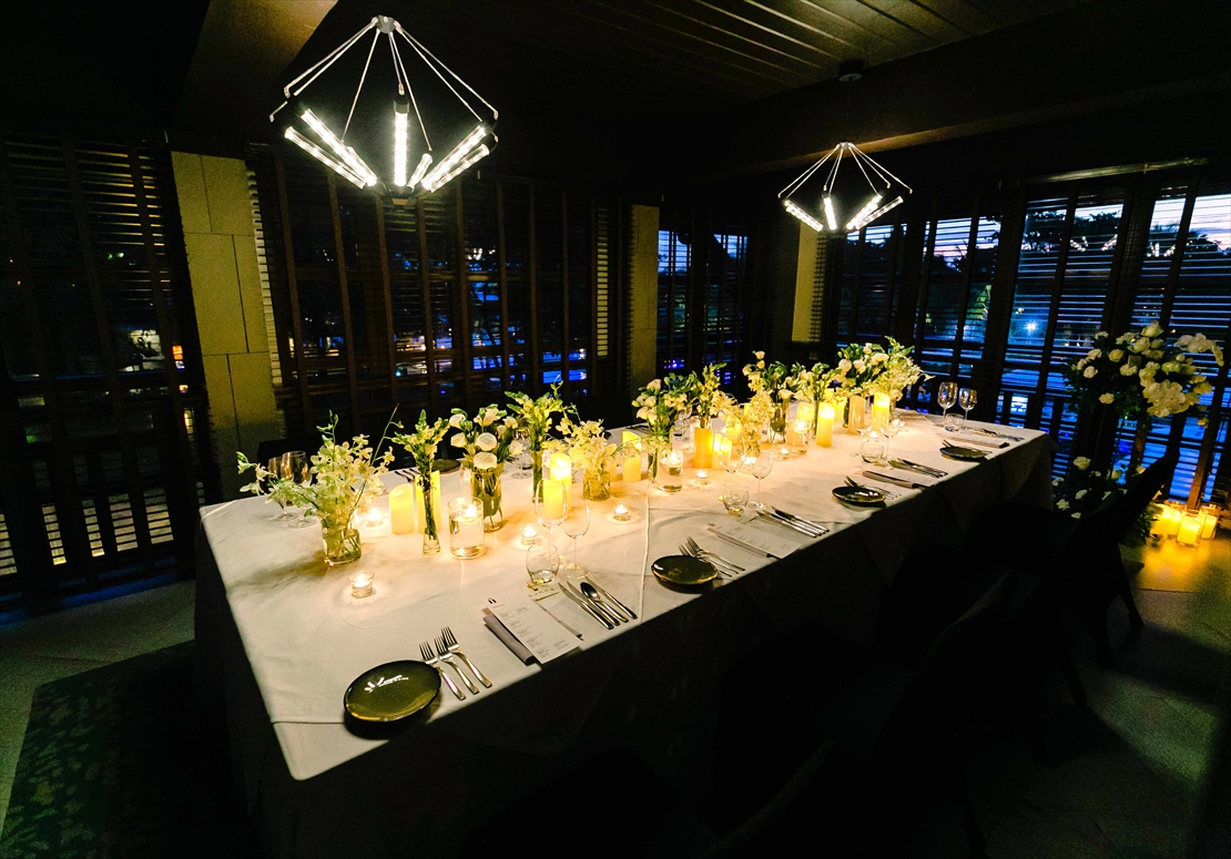 Crimson Resort & Spa Mactan Cebu Wedding Ceremony (12) クリムゾン・マクタン・セブ島ウェディング エニエ・レストラン個室にて挙式後ディナー