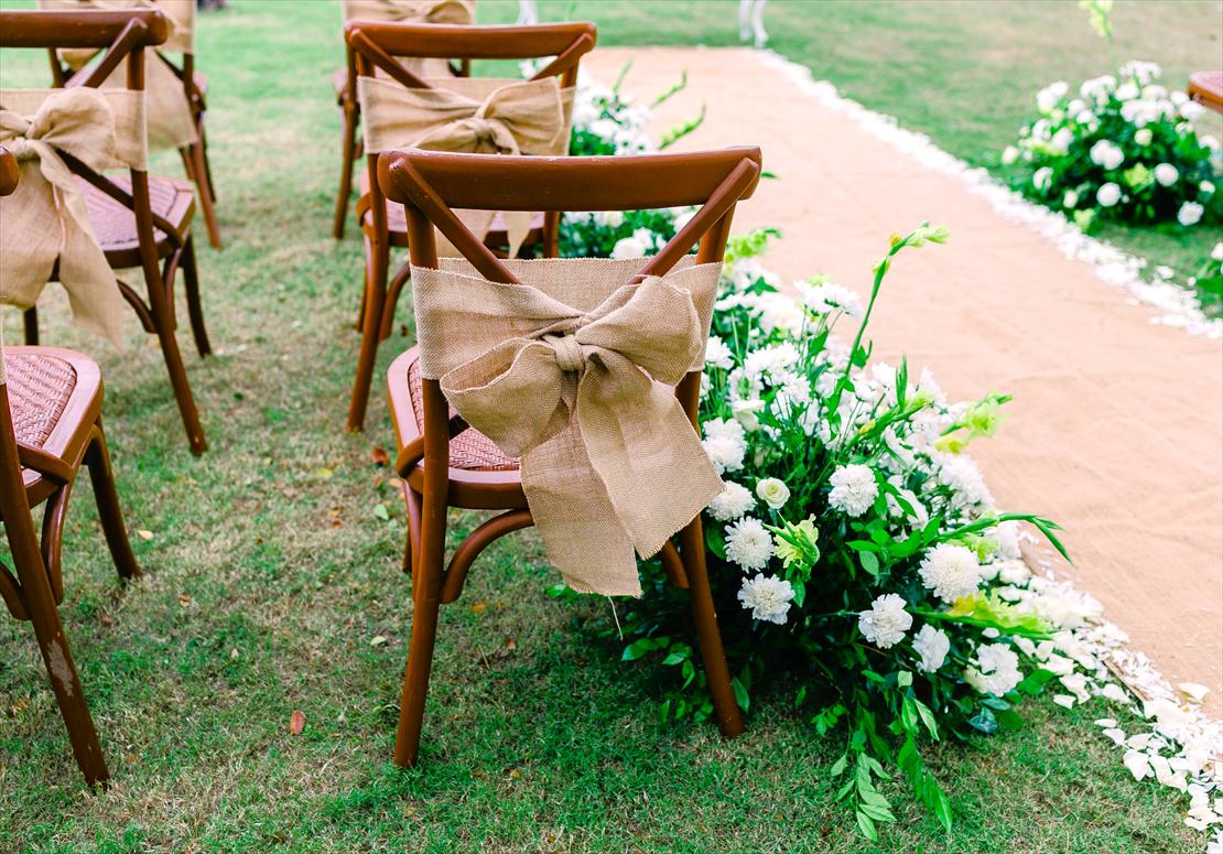 Crimson Resort & Spa Mactan Cebu Wedding Ceremony (9) クリムゾン・マクタン・セブ結婚式 アイルサイド生花装飾