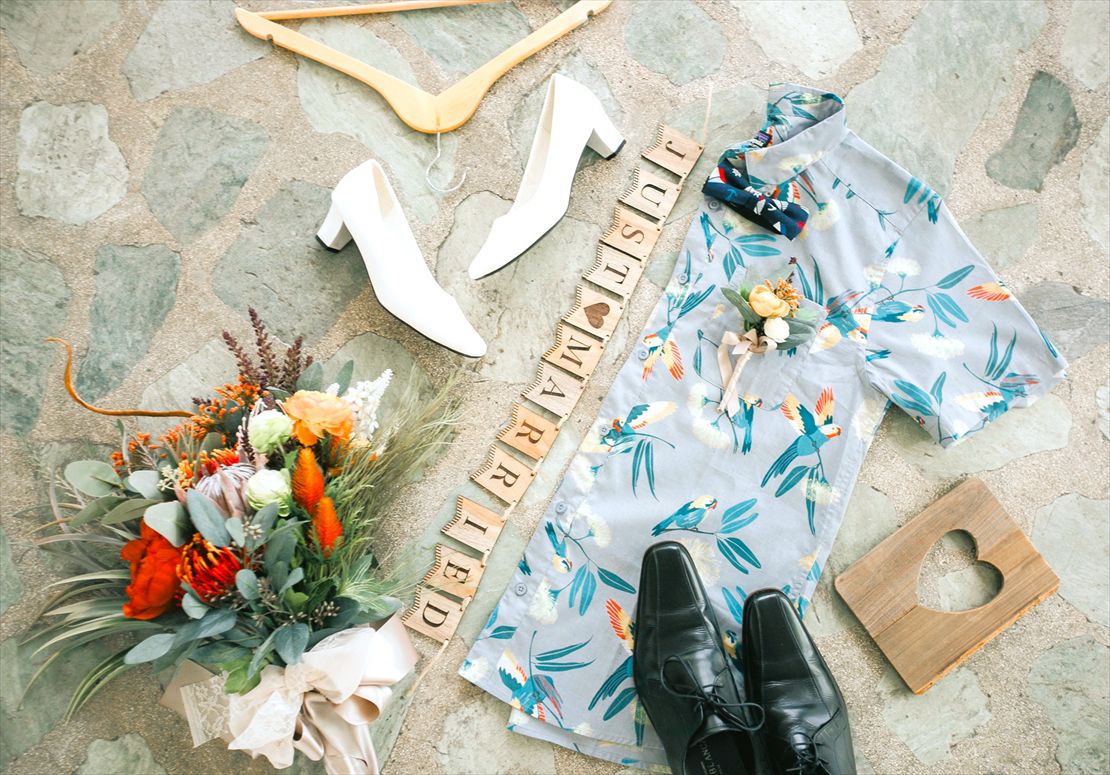 プランテーションベイ・マクタン・セブ島結婚式　挙式前　アイテム撮影