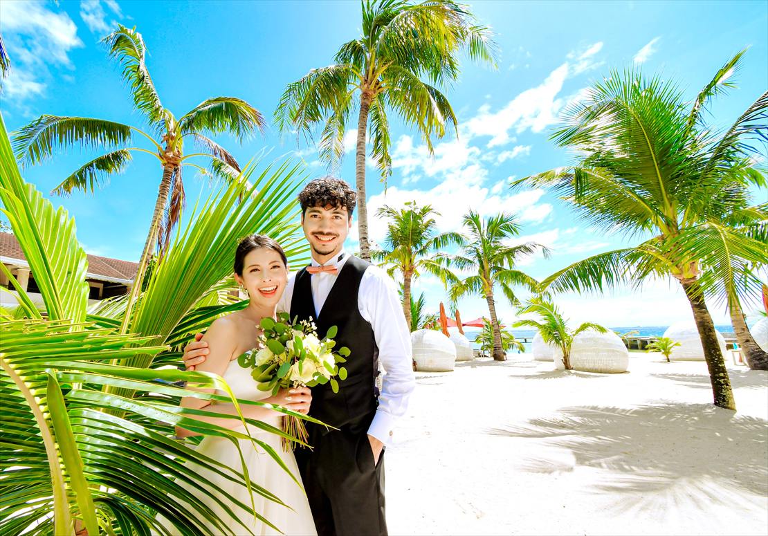 コスタベラ・トロピカル・ビーチ・ホテル・セブ島挙式　白砂の広がるビーチ