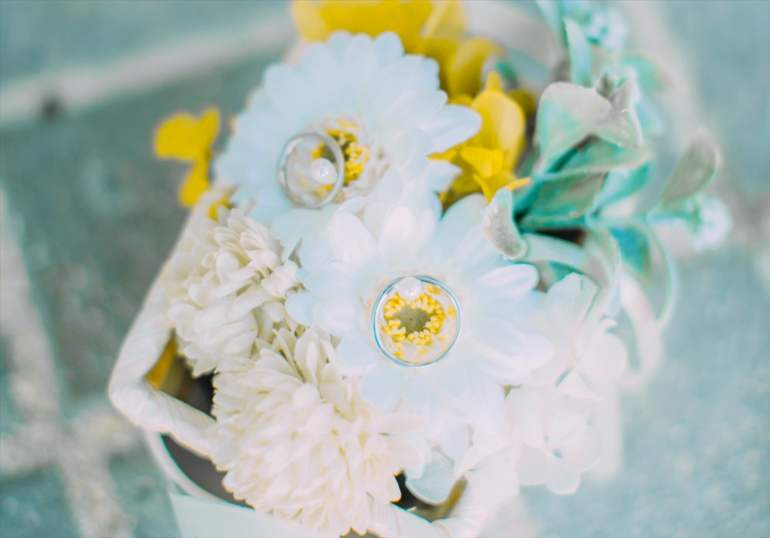 パシフィック・セブ・リゾート・セブ挙式　リングピロー