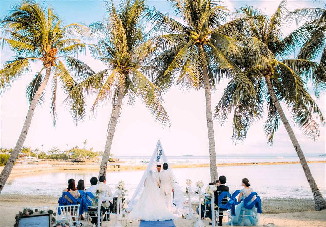 パシフィック・セブ・リゾート・セブウェディング　挙式シーン