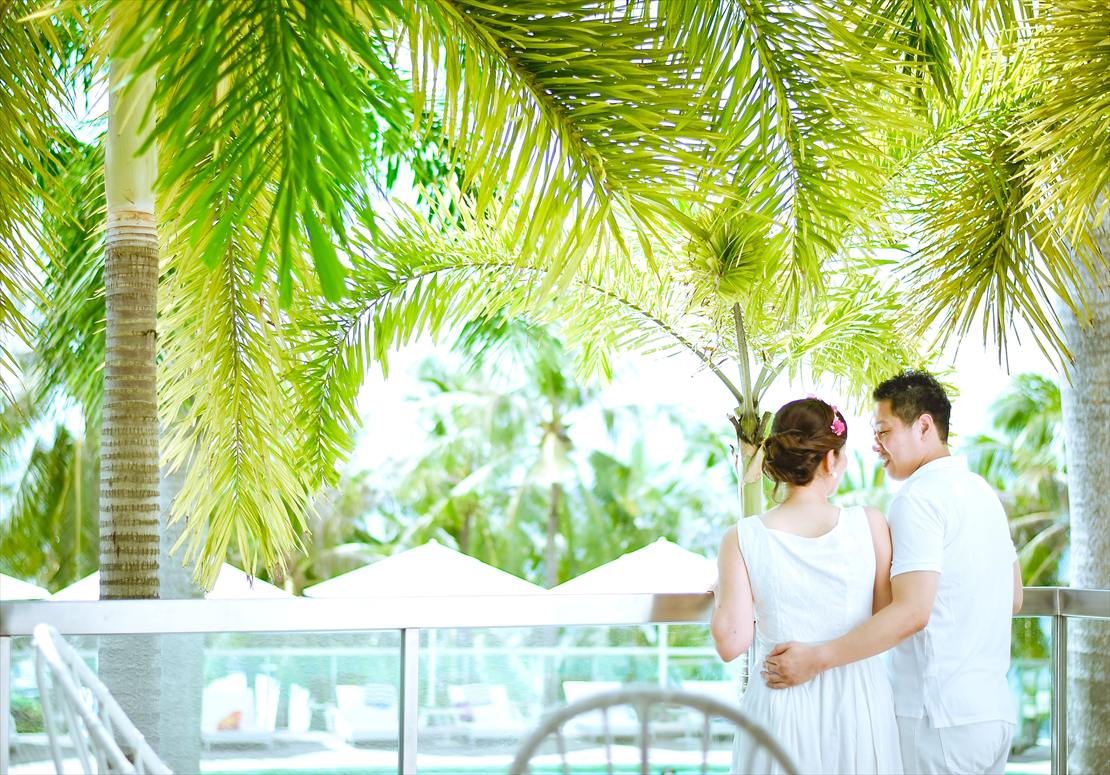 モーベンピック・マクタン・アイランド・セブ挙式　2階テラスより