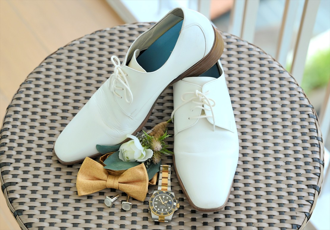 新郎様　ウェディング小物撮影