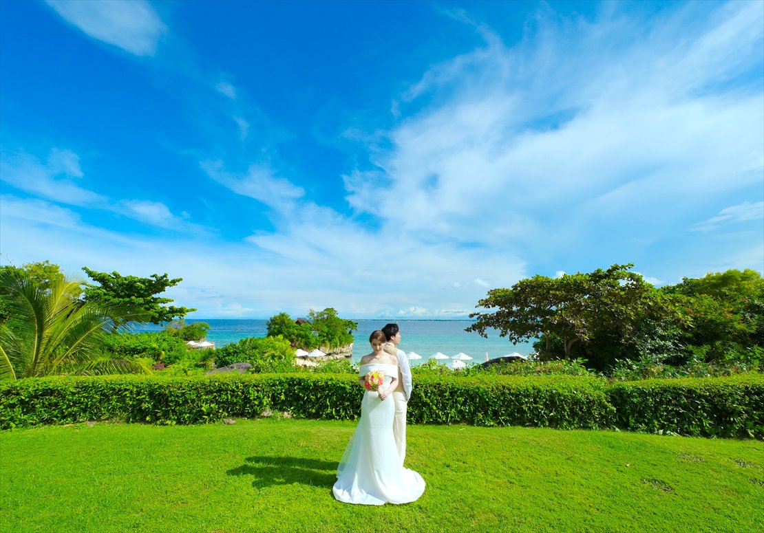 シャングリラ・マクタン　ブコ・バー・ガーデン　挙式前撮影