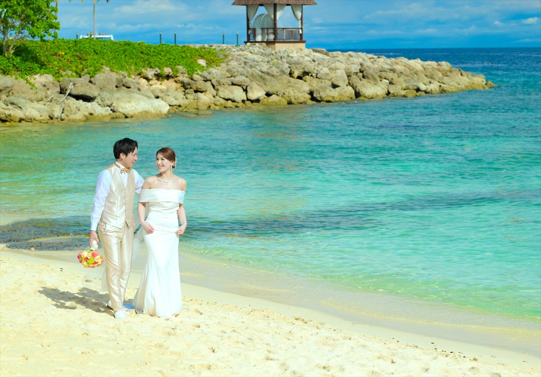 セブ島・シャングリラ・マクタン　リゾート内挙式前撮影