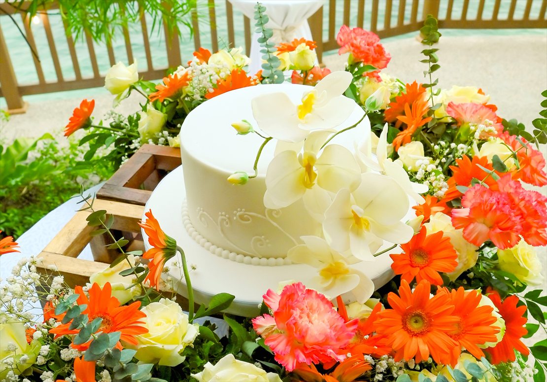 パーティー基本パッケージ　ウェディングケーキ